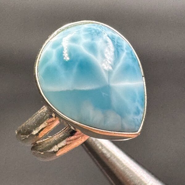 Bague en Larimar de République Dominicaine (réf blar19) – Image 5
