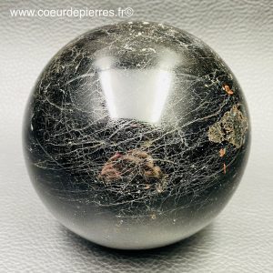 Sphère en Tourmaline noire de Madagascar de 1,473Kg (réf stn5)