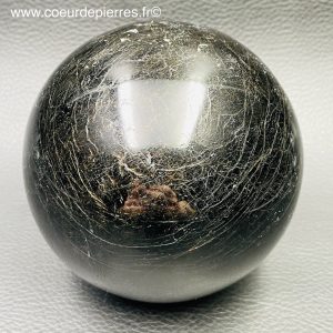 Sphère en Tourmaline noire de Madagascar de 1,473Kg (réf stn5)