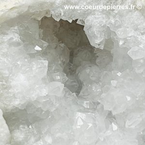 Géode de cristal de roche du Maroc de 0,547kg (réf gcr3)