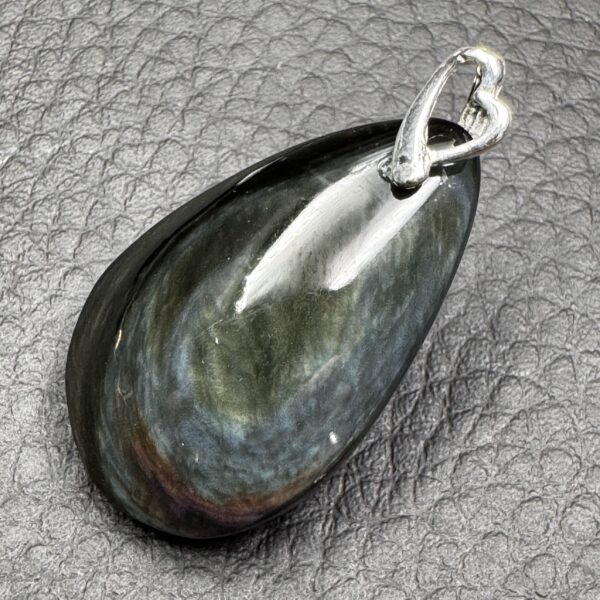Pendentif en Obsidienne Manta Huichol (réf pomh12) – Image 3