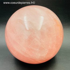 Sphère en quartz rose de Madagascar 4Kg (réf sqr1)