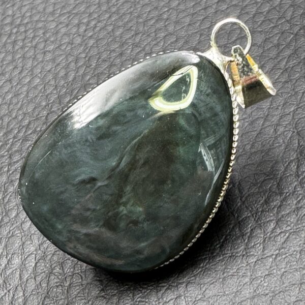 Pendentif Obsidienne Manta Huichol (ref pomh6) – Image 2