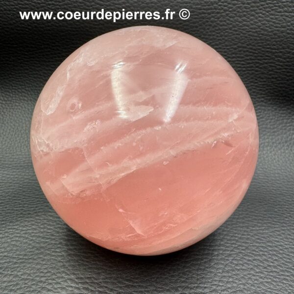 Sphère en Quartz Rose