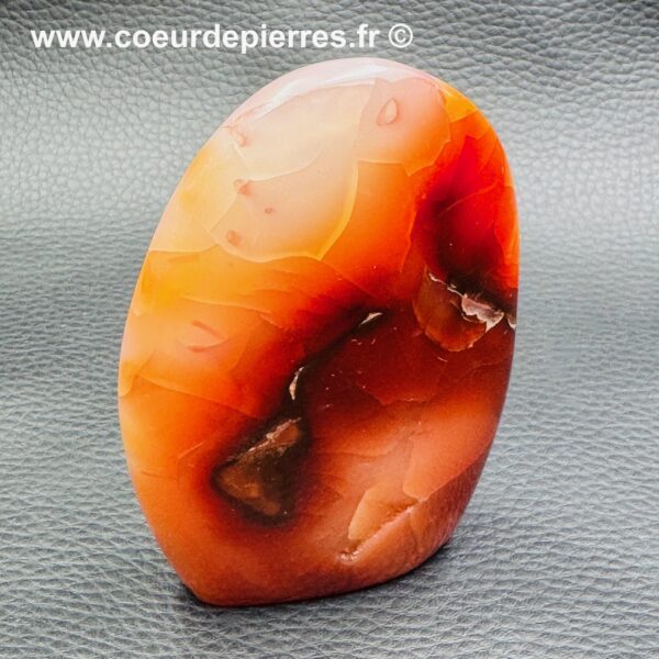 Cornaline "forme libre" de Madagascar (réf bc14) – Image 2