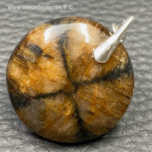 Pendentif en Chiastolite “Andalousite” d’Australie (réf chi2)