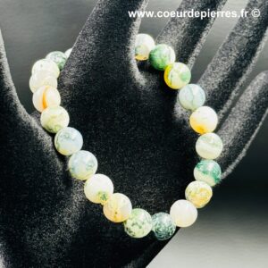 Bracelet en jaspe arbre “perles 8mm”