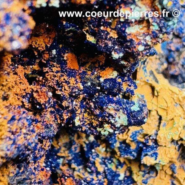 Azurite cristallisée du Maroc (réf azm9) – Image 3