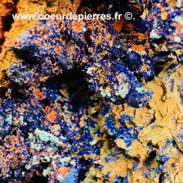 Azurite cristallisée du Maroc (réf azm9) – Image 6