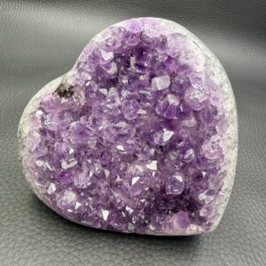 Coeur en Améthyste