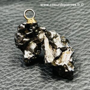 Pendentif en météorite Campo Del cielo d’Argentine (pmt6)
