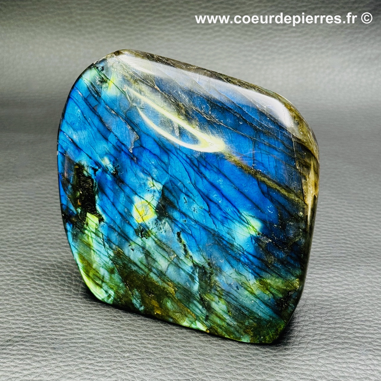 RARE !! 2 LABRADORITES DU BRESIL dite BLEUES: 5 mm