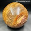 Sphère en bois fossile de Madagascar (réf sbf6) – Image 2