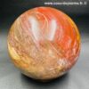 Sphère en bois fossile de Madagascar (réf sbf6) – Image 3