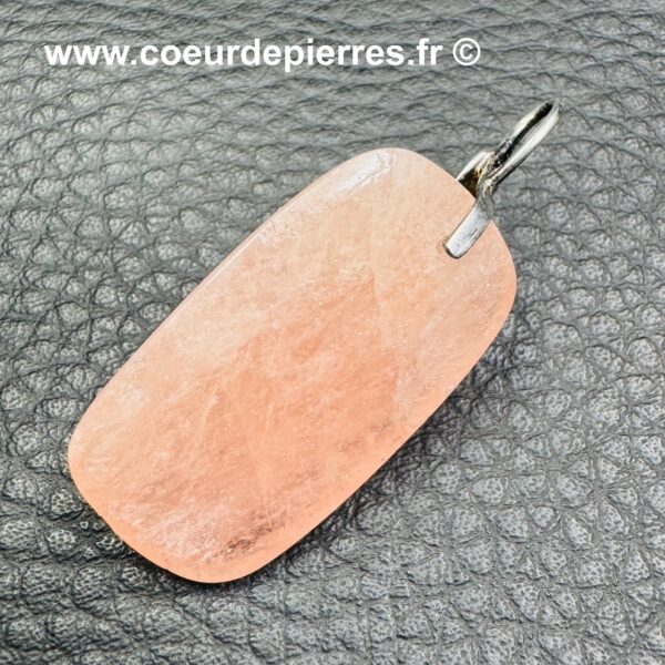 Pendentif en Morganite du Pakistan (réf pmo11) – Image 3