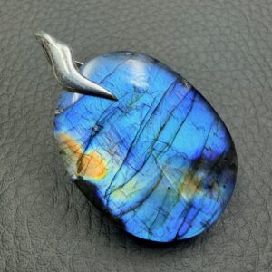 Pendentif Labradorite Bleue Abyssal