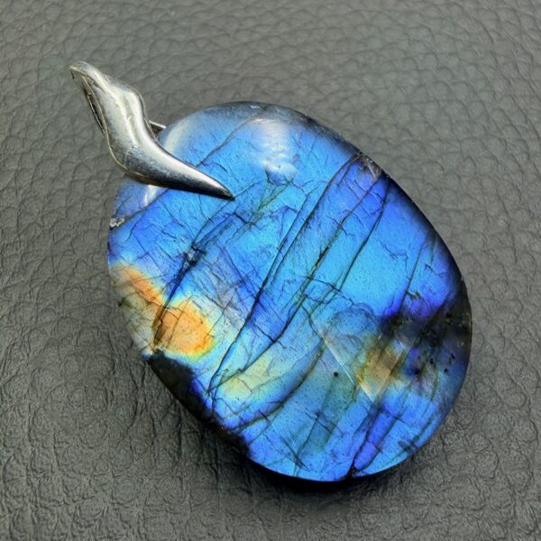 Pendentif Labradorite Bleue Abyssal