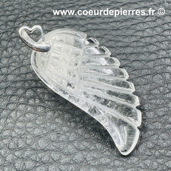 Pendentif en cristal de roche du Brésil (réf cr23) – Image 3