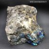 Labradorite Brute "Une face polie" de 1,416kg (réf bl1f22) – Image 5