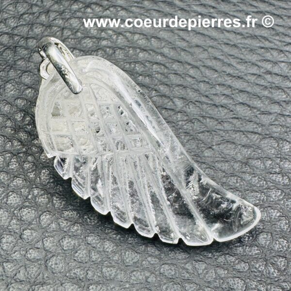 Pendentif en cristal de roche du Brésil (réf cr23) – Image 2