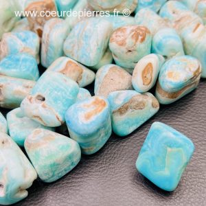 Aragonite bleue du Pakistan « pierres roulées XL »