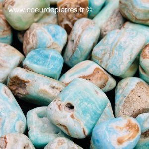 Aragonite bleue du Pakistan « pierres roulées XL »