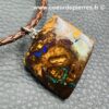 Pendentif en Opale Boulder d’Australie de 88 carats (réf po1) – Image 3