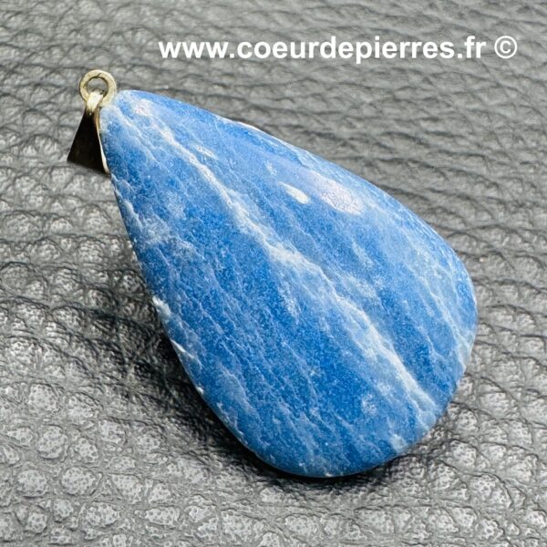 Pendentif en Aventurine Bleue
