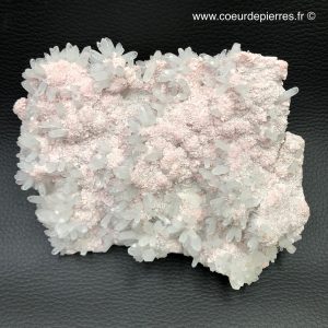Rhodochrosite brute avec quartz de Cavnic Mine Roumanie de 1,149kg (ref rg22)