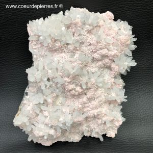 Rhodochrosite brute avec quartz de Cavnic Mine Roumanie de 1,149kg (ref rg22)