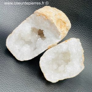 Géode cristal de roche du Maroc 0,455kg (réf gcr6)