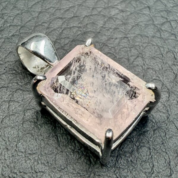 Pendentif en Morganite du Pakistan (réf pmo3) – Image 3