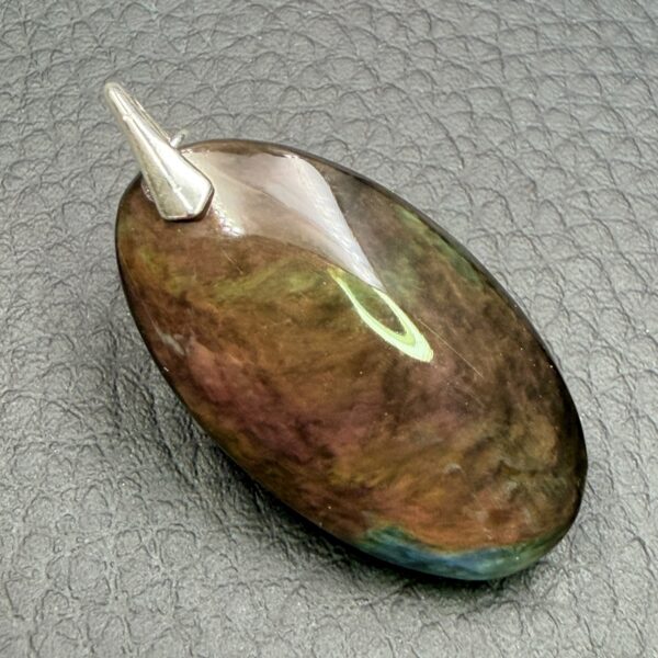 Pendentif Obsidienne Manta Huichol
