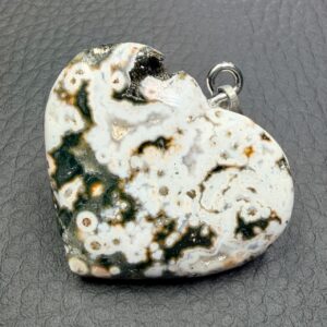 Pendentif jaspe orbiculaire