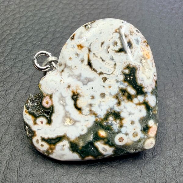 Pendentif jaspe orbiculaire (réf pjo7) – Image 3