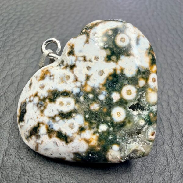 Pendentif jaspe orbiculaire (réf pjo7) – Image 2