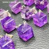 Pendentif en améthyste du Brésil « cube » – Image 5