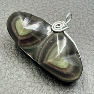 Pendentif Obsidienne Oeil Céleste