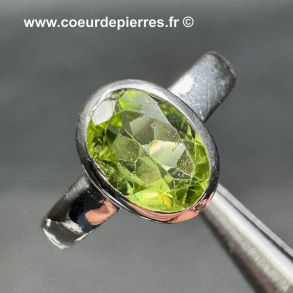 Bague en Péridot "Taille 52" (réf bp4) – Image 3