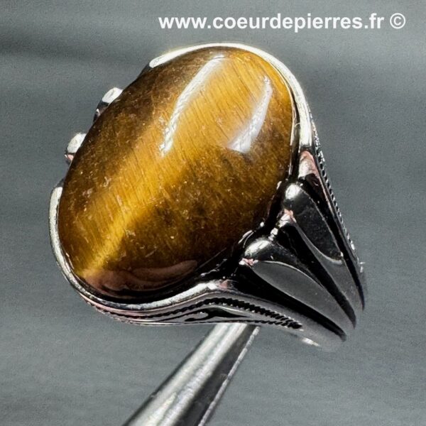 Bague en Oeil de Tigre