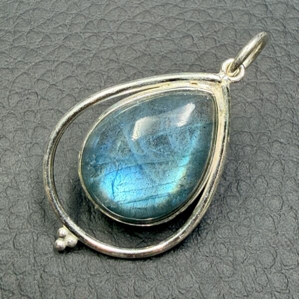 Pendentif Labradorite Bleu Lagon (réf lbl41) – Image 3