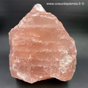 Bloc brut de quartz rose de Madagascar 4,300 Kg (réf prb10)