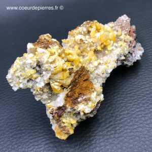 Pyromorphite jaune cristallisé d’Idaho, USA (ref pyr2)