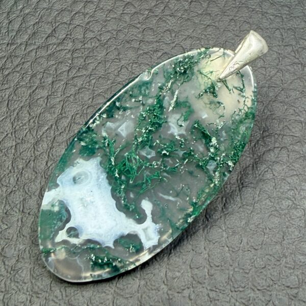 Pendentif agate mousse du Brésil (réf ag8) – Image 3