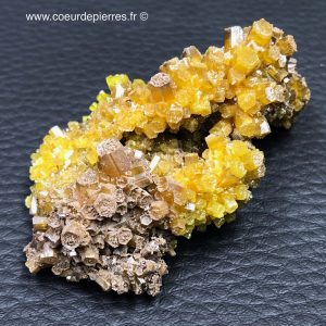 Pyromorphite jaune cristallisé d’Idaho, USA (ref pyr1)
