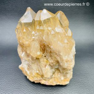 Druse de citrine naturelle d’Afrique « rare » (réf dc10)