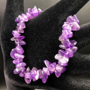 Bracelet en améthyste du Brésil « chips »