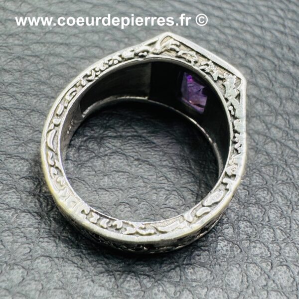 Bague en Améthyste du Brésil "taille 57" (réf ba12) – Image 4