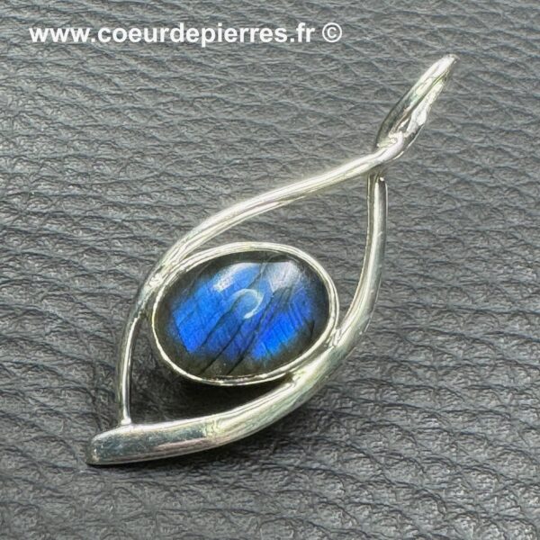 Pendentif Labradorite Bleu Abyssal
