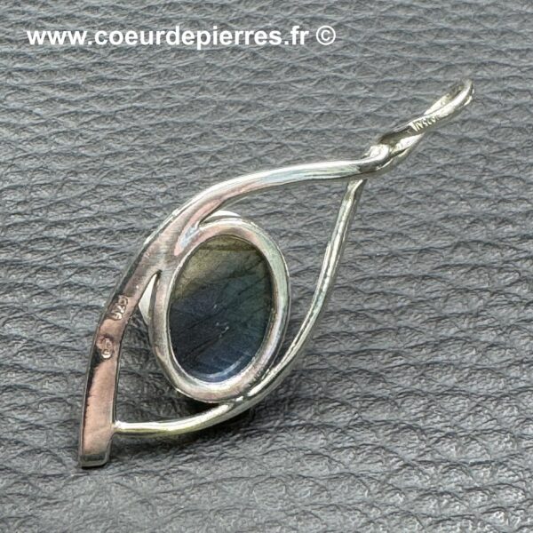 Pendentif Labradorite Bleu Abyssal (réf lba52) – Image 3